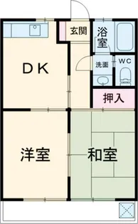 ウエスト21【2階】の間取り