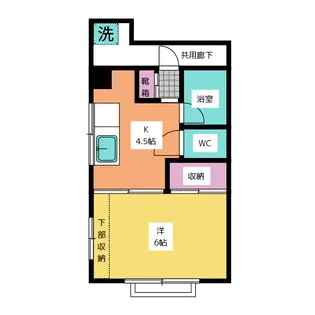 ハウスN【2階】の間取り