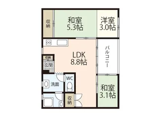 JSビル大宮【4階】の間取り