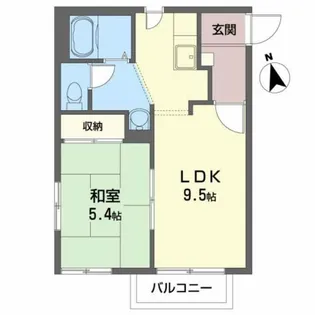 リオ・セレッソ B【2階】の間取り