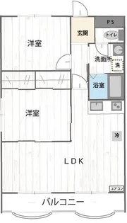 エクセレント富士見台【1階】の間取り