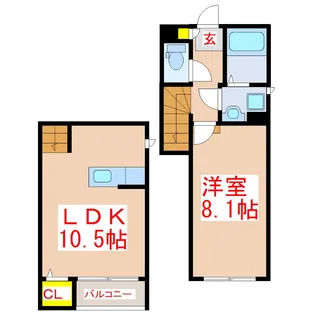 Quralis Aira A棟【1階】の間取り
