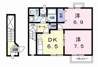 高知県土佐市高岡町乙【アパート】の間取り