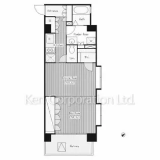 コートラクリア京橋【8階】の間取り