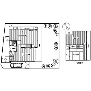 兵庫県芦屋市朝日ケ丘町【一戸建】の間取り