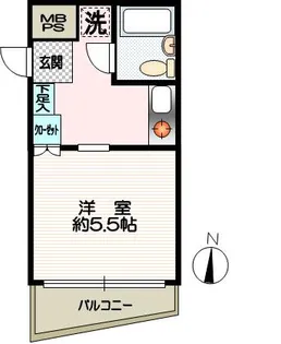 クリオ妙蓮寺弐番館【3階】の間取り