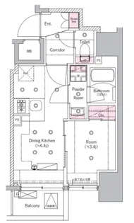 東京都板橋区板橋1【マンション】の間取り