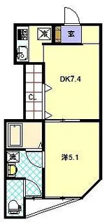 Avenir本尾【2階】の間取り