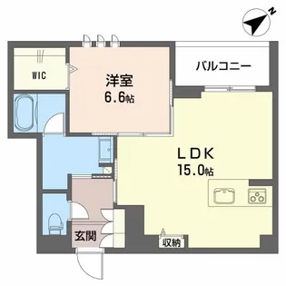 Amylums鷹匠II【2階】の間取り