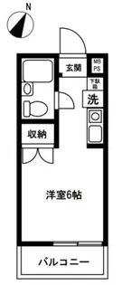 パークマンション保谷【1階】の間取り