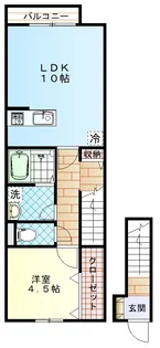 レジデンス小川【2階】の間取り