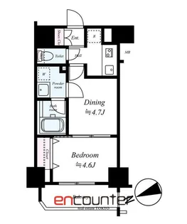 日神デュオステージ中野坂上NEXT【3階】の間取り