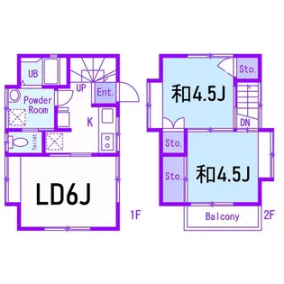 MORIKI RENT HOUSE【1階】の間取り