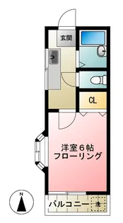 スカイウイング【2階】の間取り