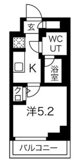 クラリッサ横浜ロッソ【5階】の間取り