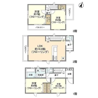 埼玉県川口市西川口6【一戸建】の間取り