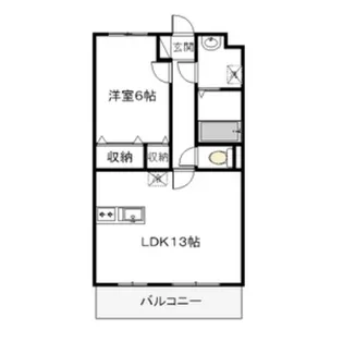 ルーナシティ【2階】の間取り
