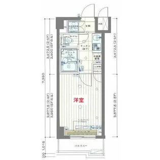 東京都大田区東六郷2【マンション】の間取り