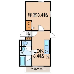 神奈川県横浜市保土ヶ谷区坂本町【アパート】の間取り