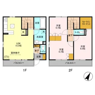 埼玉県川口市西川口5【一戸建】の間取り