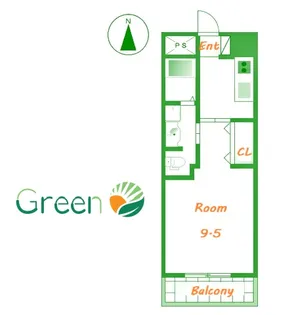 神奈川県平塚市明石町【マンション】の間取り