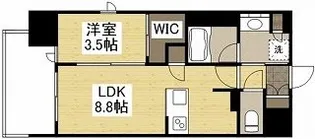 ルミナス磨屋町【5階】の間取り