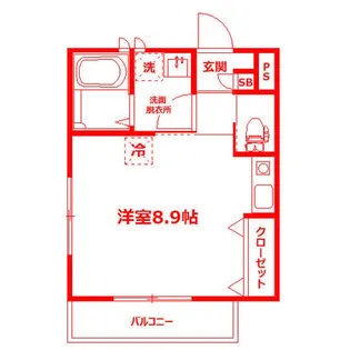 REVE天王町【2階】の間取り