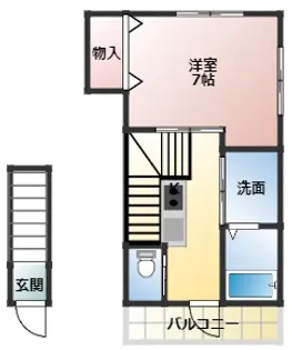 ミラマーレ入江岡【2階】の間取り