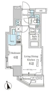 東京都港区南青山7【マンション】の間取り