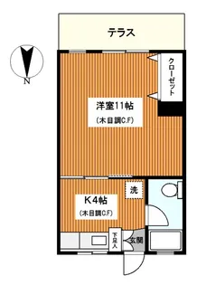 ビッグフィールド【1階】の間取り