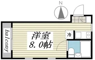 メゾン・ド・マニエール【4階】の間取り