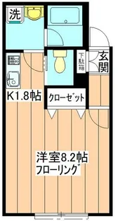 ハイツ中板橋【1階】の間取り