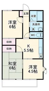 グランハイムA【2階】の間取り