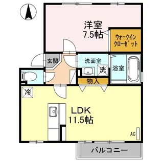 リビングタウン本庄 C【2階】の間取り