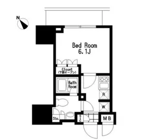 レジディア大森III【5階】の間取り