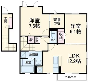 トプラナ【2階】の間取り