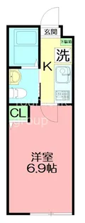 神奈川県海老名市国分南3【アパート】の間取り