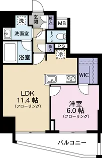 DKハウス麻布十番【6階】の間取り