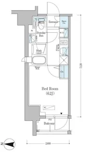 アーバネックス南品川【6階】の間取り