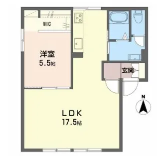 香川県善通寺市上吉田町8【アパート】の間取り