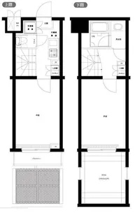 ルーブル早稲田六番館【1階】の間取り