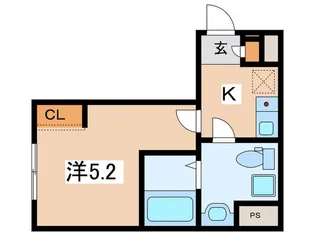 グランパーク品川戸越【3階】の間取り
