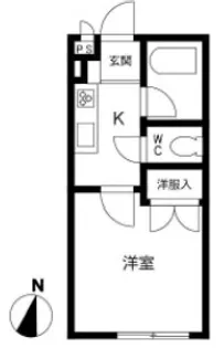 グリーンウッド2【2階】の間取り