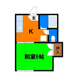 ホワイトハウス【1階】の間取り