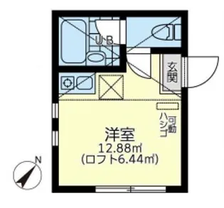 ユナイト汐入ウィリアム・ウォーカー【2階】の間取り