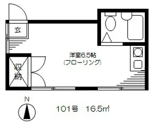 東京都杉並区和田3【アパート】の間取り