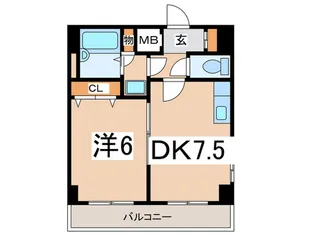 アルコバレーノ【4階】の間取り