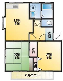 カノヴェーラ新江古田【1階】の間取り