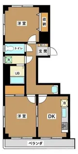 東京都江戸川区瑞江1【マンション】の間取り