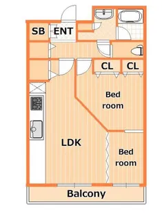 ライオンズステージ関内メダリオン【8階】の間取り